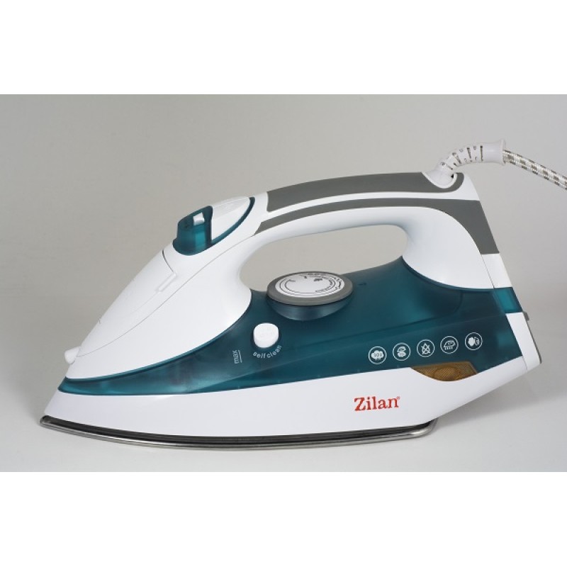 Fier de calcat talpa inox ZILAN ZLN8441, 2200W, sistem pulverizare spray,functie anticalcar,functie autocuratare
