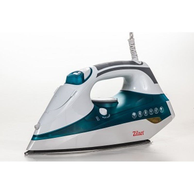 Fier de calcat talpa inox ZILAN ZLN8441, 2200W, sistem pulverizare spray,functie anticalcar,functie autocuratare