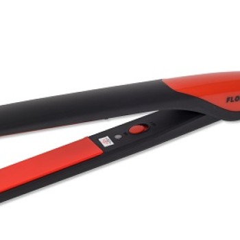 Placa pentru indreptat parul FLORIA ZLN-8991,Rosu/Negru 25W, invelis ceramic,