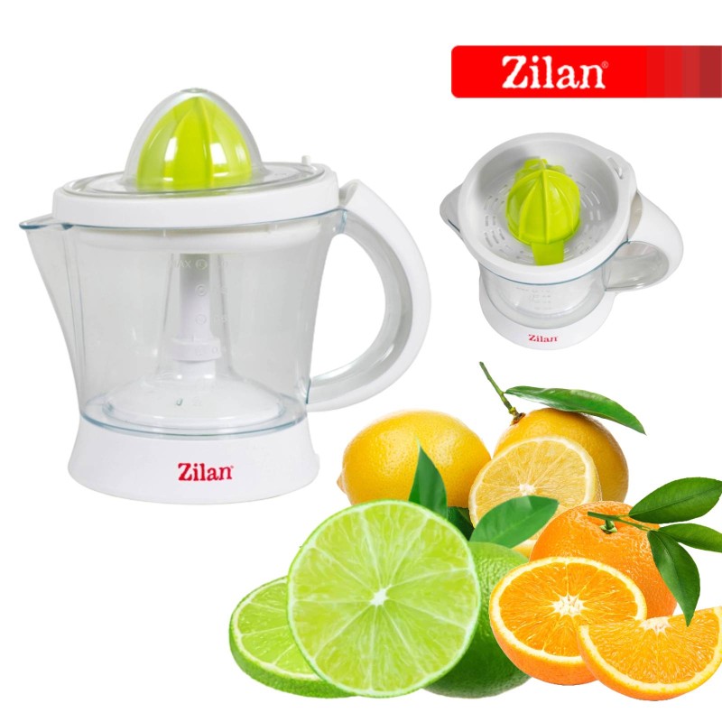 Storcator citrice ZILAN ZLN-7832,Alb/Verde Capacitate 1L, Cana gradata, Functie reverse, Putere 40W,