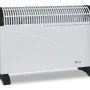 Convector electric de podea FLORIA ZLN-6843, Alb 2000W, 3 trepte de putere, Termostat reglabil,