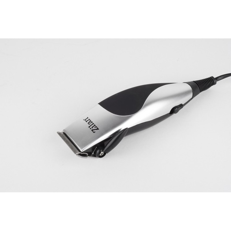 Aparat de tuns parul FLORIA ZLN-0443, Argintiu/Negru 10W, 4 Accesorii,