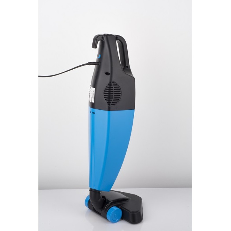 Aspirator vertical ZILAN ZLN-1235, Albastru/Negru Putere 800W, Fara sac, Recipient praf 2L,