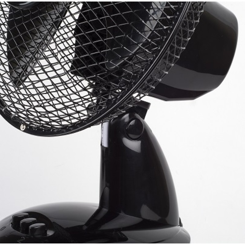 Ventilator de birou Floria ZLN-1211, Diametru 26 cm, Putere 25 W, 2 trepte de viteza, Functie oscilare