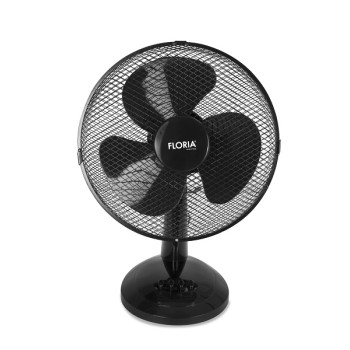 Ventilator de birou Floria ZLN-3383, Diametru 34 cm, Putere 35 W, 3 trepte de viteza, Functie oscilare