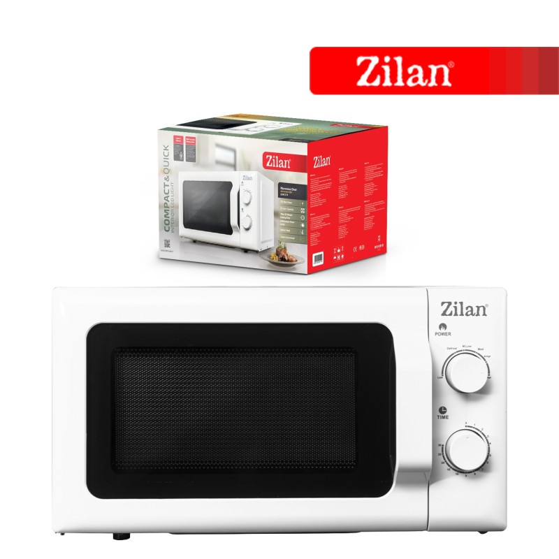 Cuptor cu microunde ZILAN Alb ZLN-1174, capacitate 20 l, 700 W, ,