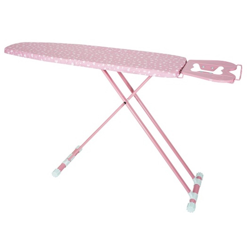 Masa de calcat Zilan-Romantica ZLN-1365, Blat metalic, Suprafata de lucru 116x36 cm, Suport pentru fierul de calcat