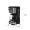 Filtru cafea digital Zilan ZLN-1440, 900 W, 1.5 l, programare si amanare