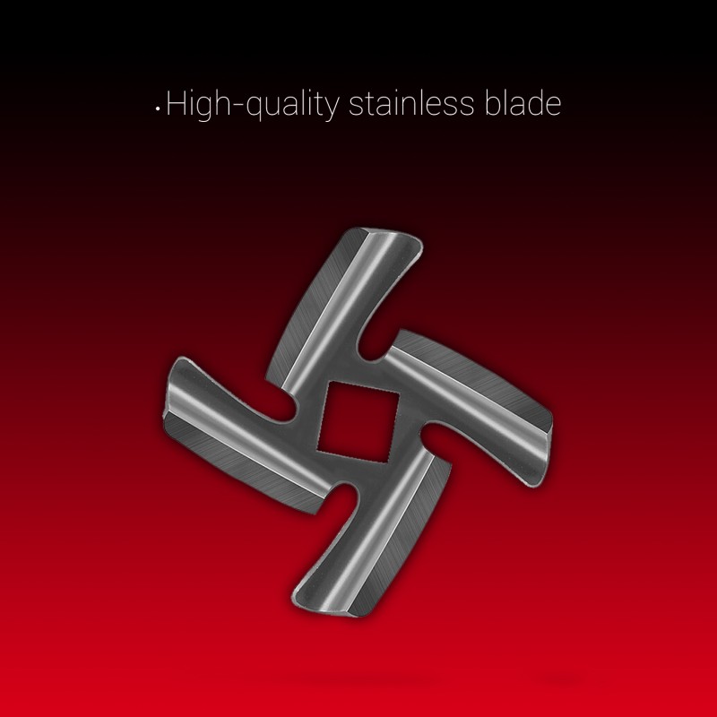 Masina tocat carne Zilan ZLN-2409, 1800 W, functie revers, tava aluminiu, accesorii carnati