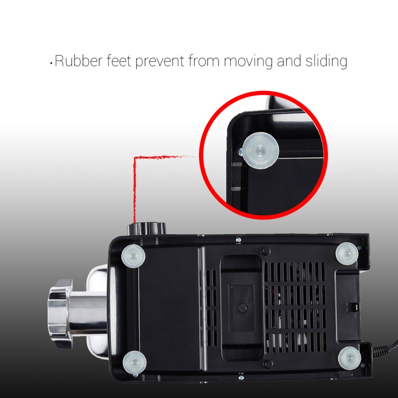 Masina tocat carne Zilan ZLN-2409, 1800 W, functie revers, tava aluminiu, accesorii carnati