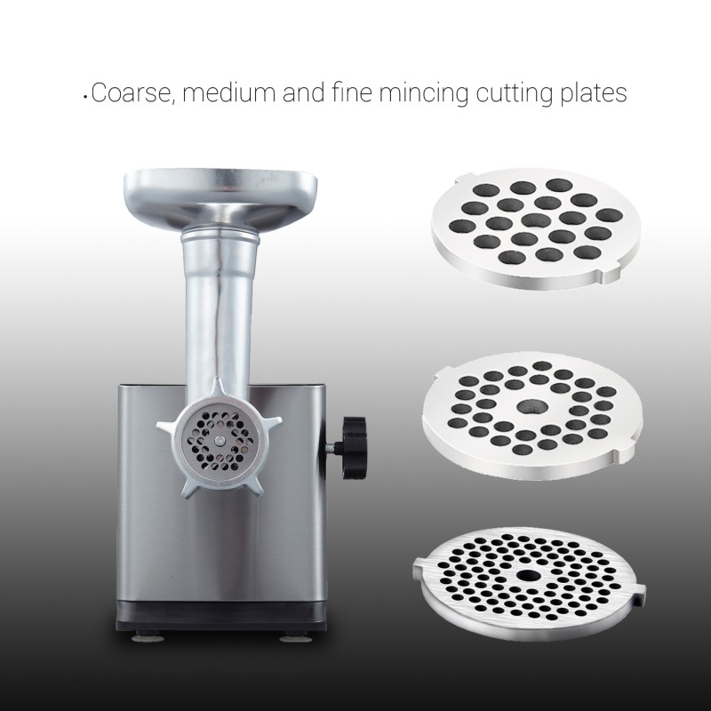 Masina tocat carne Zilan ZLN-2409, 1800 W, functie revers, tava aluminiu, accesorii carnati