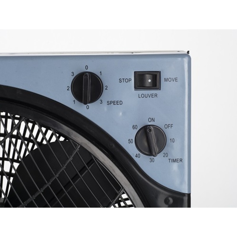 Ventilator patrat Floria ZLN-2355, 40 W, timer, 3 trepte, unghi reglabil