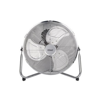 Ventilator inox cu suport Zilan ZLN-2348, Putere 50 W, Diametru 36 cm, 3 trepte ventilare, Unghi de inclinare reglabil