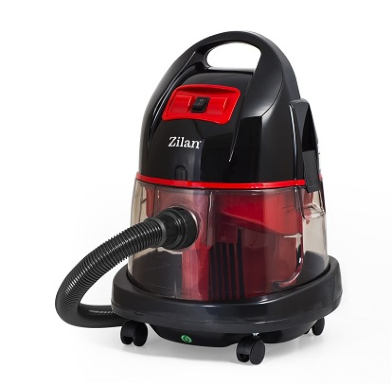 Aspirator ZILAN ZLN-8945 Rosu cu filtrare prin apa si uscata,2000W