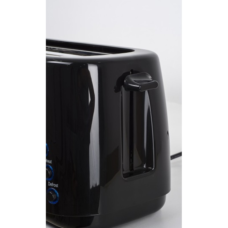 Prajitor paine dublu Zilan ZLN-2713, Negru, 1400W, 5 grade rumenire si functii multiple