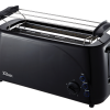 Prajitor paine dublu Zilan ZLN-2713, Negru, 1400W, 5 grade rumenire si functii multiple