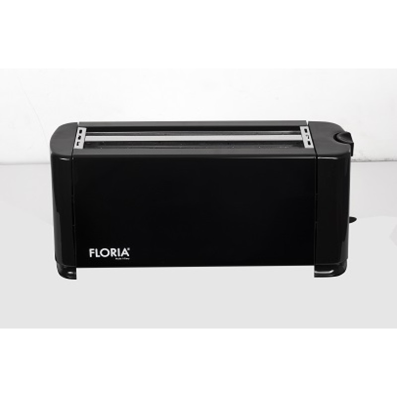 Prajitor paine dublu FLORIA ZLN-2706, Negru Putere 1300W, 2 fante, 4 felii,