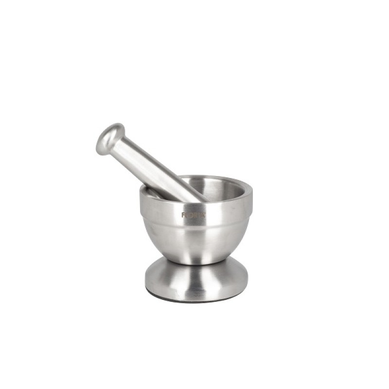 Mojar cu pistil FLORIA ZLN-2645, Inox, diametru 10 cm