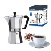 Cafetiera Espresso Floria ZLN-2485, 3 cesti, 150 ml, Ø8 cm, aluminiu, Argintiu