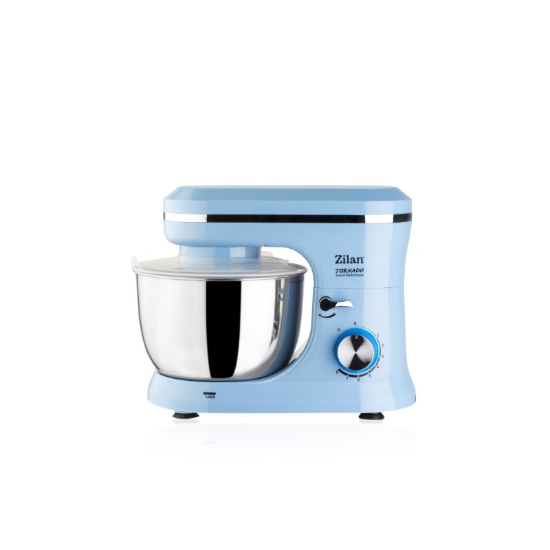 Multi-mixer Tornado Zilan ZLN-3192, 1000W, 4.5L., 8trepte + puls, bleu