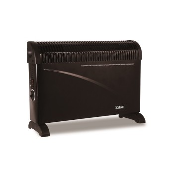 Convector electric de podea FLORIA ZLN-6843,Negru 2000W, 3 trepte de putere, Termostat reglabil,