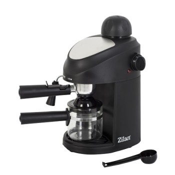 Espressor manual ZILAN ZLN-3154, Negru Dispozitiv spumare, Sistem cappuccino, Putere 800W,