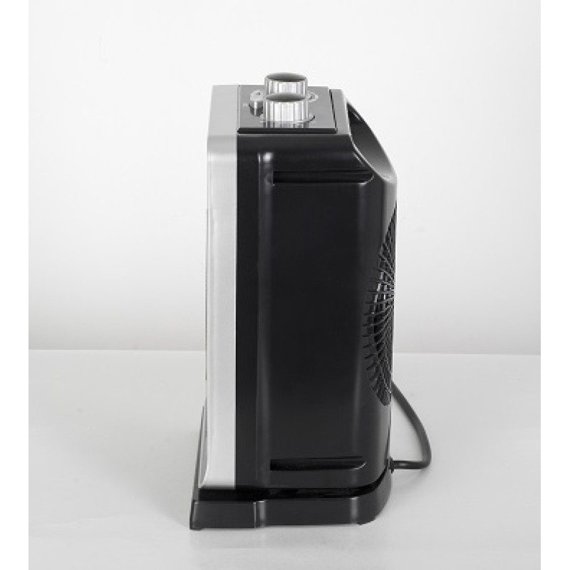 Aeroterma ceramica ZILAN ZLN-3215, Putere 2000W, 2 trepte de reglare temperatura+aer rece, Termostat reglabil, Rezistenta ceramica, Functie oscilatie, Sistem siguranta impotriva rasturnarii si supraincalzirii