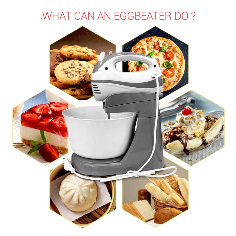 Mixer cu Bol capacitate mare 3.5litri ZILAN ZLN-8419, putere 300W, functie turbo