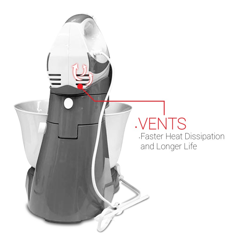 Mixer cu Bol capacitate mare 3.5litri ZILAN ZLN-8419, putere 300W, functie turbo