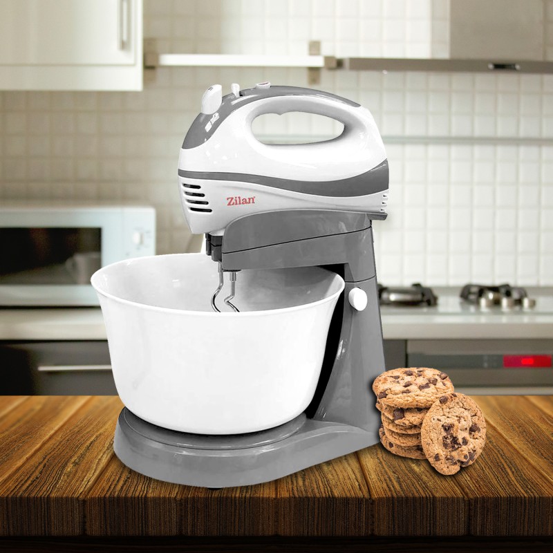 Mixer cu Bol capacitate mare 3.5litri ZILAN ZLN-8419, putere 300W, functie turbo