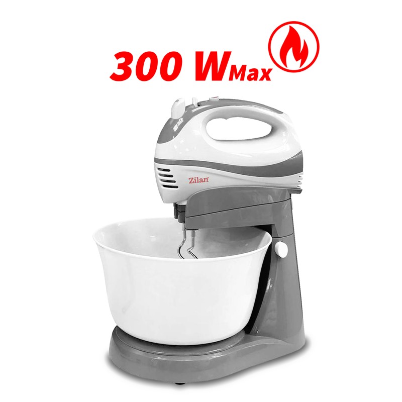 Mixer cu Bol capacitate mare 3.5litri ZILAN ZLN-8419, putere 300W, functie turbo