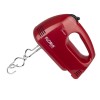 Mixer de mana Floria ZLN-7568, rosu Putere 100 W, 7 viteze, Buton eliberare accesorii,