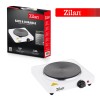Plita electrica ZILAN Alb ZLN-2173, 1500 W, 26 x 26 x 9.5 cm, 1 arzator, cu 5 trepte de reglaj,