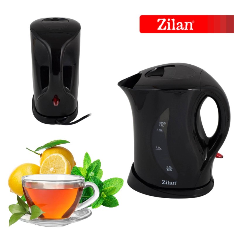 Cana electrica ZILAN ZLN-8497,negru, 1.7L, 1850-2200W,