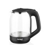 Cana fierbator din sticla FLORIA ZLN-3505, Leduri iluminare apa, Putere 1500 W, Capacitate 1.8L