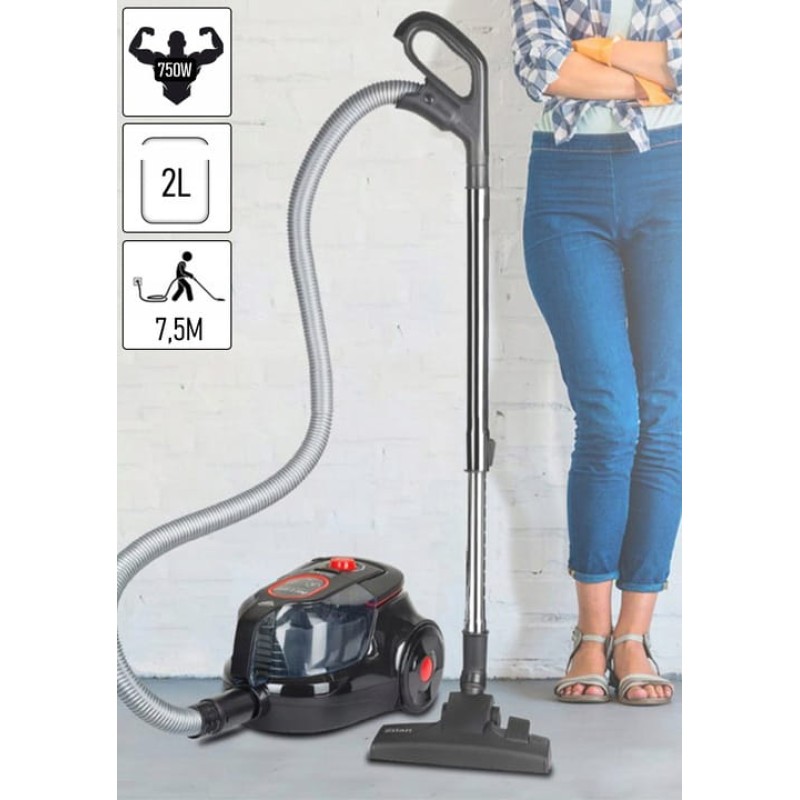 Aspirator fara sac Zilan ZLN-3512, 750W, filtrare ciclonica