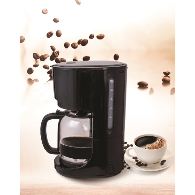 Filtru de cafea ZILAN ZLN-1457, Capacitate 1.5L  12 cesti , Plita pentru pastrarea calda a cafelei, Sistem antipicurare, putere 900W