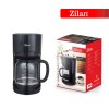 Filtru de cafea ZILAN ZLN-1457, Capacitate 1.5L  12 cesti , Plita pentru pastrarea calda a cafelei, Sistem antipicurare, putere 900W