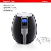 Friteuza Air Fryer Digital ZILAN ZLN-3604, Negru 1500 W, Capacitate 3.5 l, Timer 30 min,