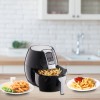 Friteuza Air Fryer Digital ZILAN ZLN-3604, Negru 1500 W, Capacitate 3.5 l, Timer 30 min,