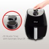 Friteuza Air Fryer, ZILAN ZLN-3598, Negru 1350 W, Capacitate 2.6 L, Timer 30 min,
