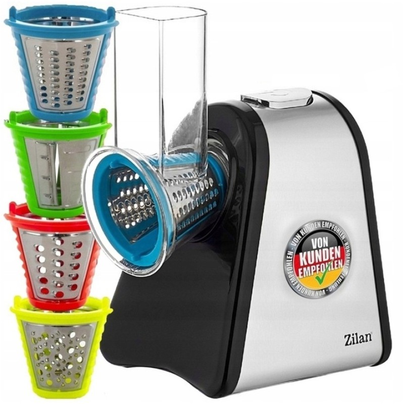 Razatoare si Feliator Zilan ZLN-0498 Fresh, Putere 200W, 4 accesorii, Inox