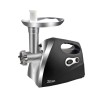 Masina de tocat carne ZILAN ZLN-7599,Negru 1200W, Tava si panou inox, Accesorii umplut carnati, Functie revers, 1.6kg/min,