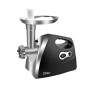Masina de tocat carne ZILAN ZLN-7599,Negru 1200W, Tava si panou inox, Accesorii umplut carnati, Functie revers, 1.6kg/min,