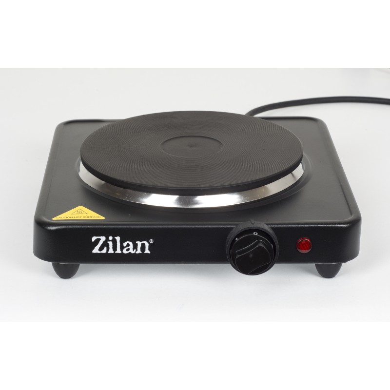 Plita electrica Zilan ZLN2174, 1500W, 1 arzator, 5 trepte de putere, 26 x 26 x 9.5 cm