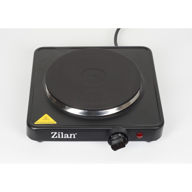 Plita electrica Zilan ZLN2174, 1500W, 1 arzator, 5 trepte de putere, 26 x 26 x 9.5 cm