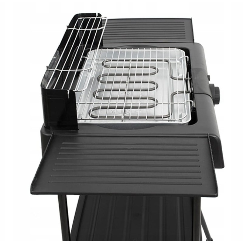 Gratar electric cu picior ZİLAN ZLN-3789 ,2400 W, termostat reglabil