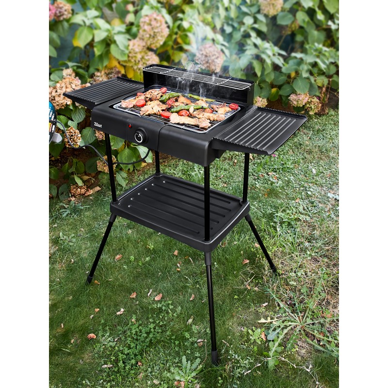 Gratar electric cu picior ZİLAN ZLN-3789 ,2400 W, termostat reglabil