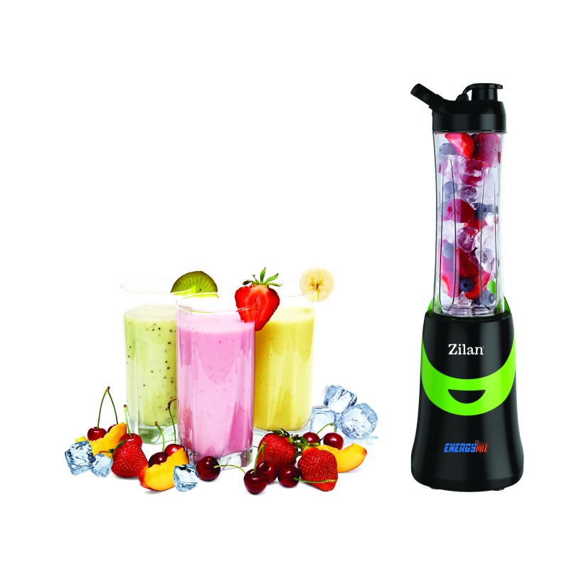 Blender Zilan ZLN0511 pentru smoothies cu recipient sport , 350 W, 600 ml