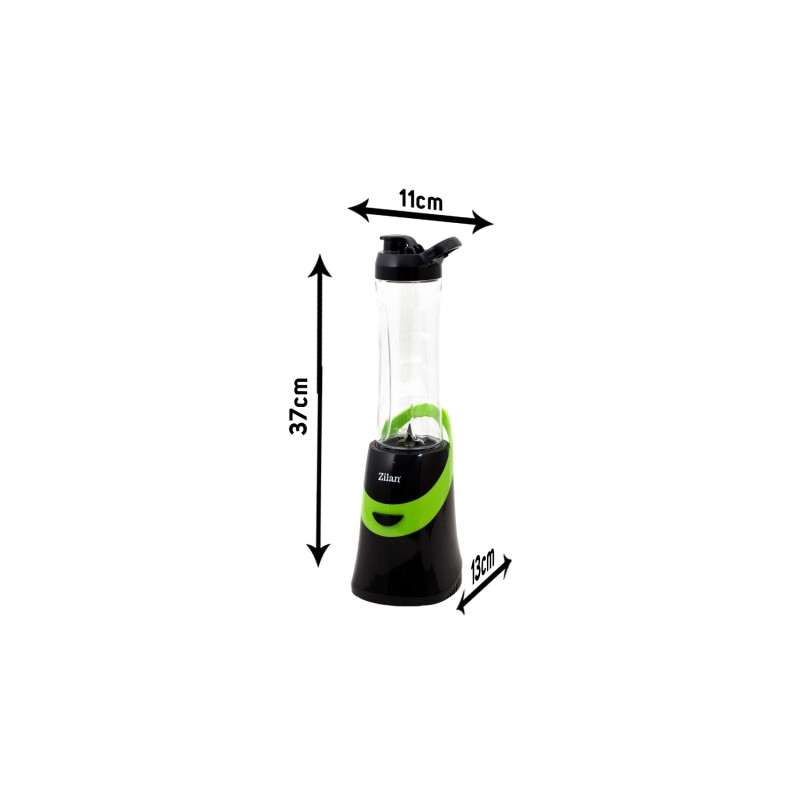 Blender Zilan ZLN0511 pentru smoothies cu recipient sport , 350 W, 600 ml